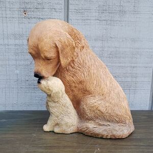 Charming Tan Dog Figurine